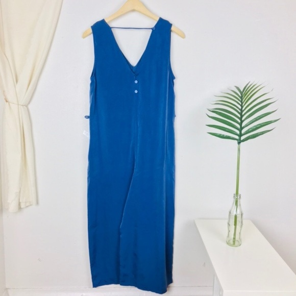 Rokoko by Dazz  Blue Wide Leg Jumper Jumpsuit ASOS - Picture 9 of 10